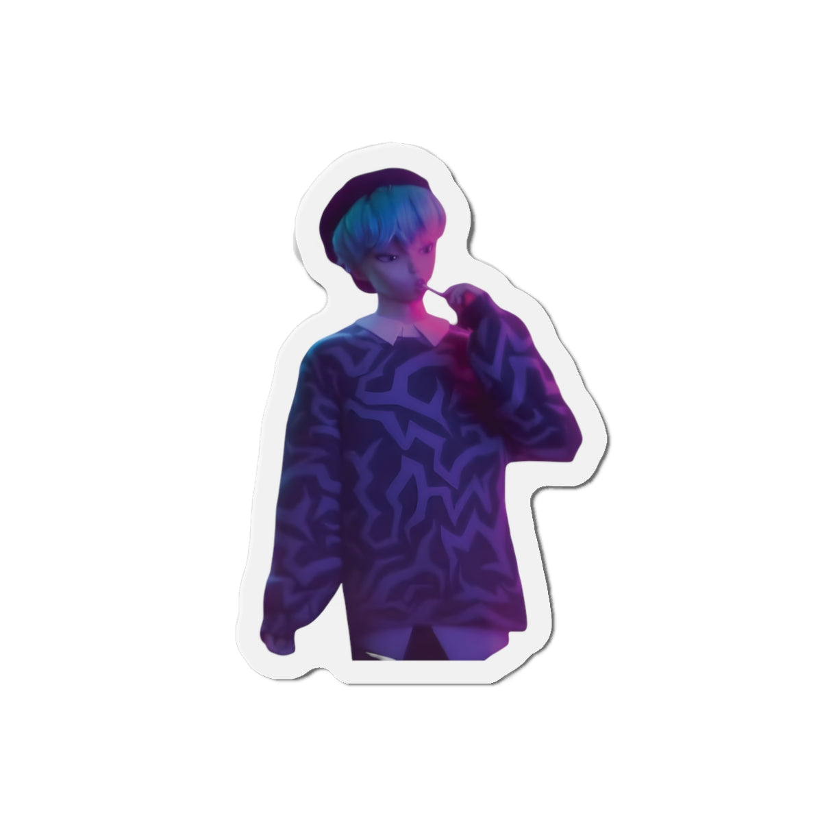 Kpop Demon Hunters Saja Boys Baby Saja Eating Sucker Magnet