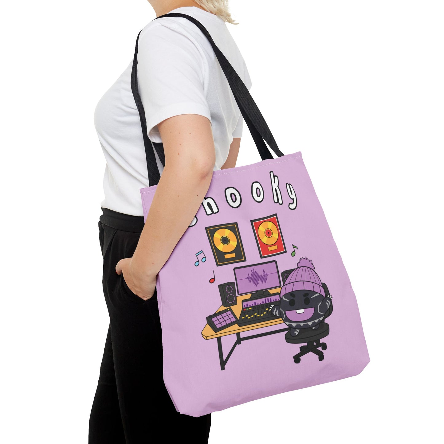 BT21 Shooky Purple Tote Bag Single Design