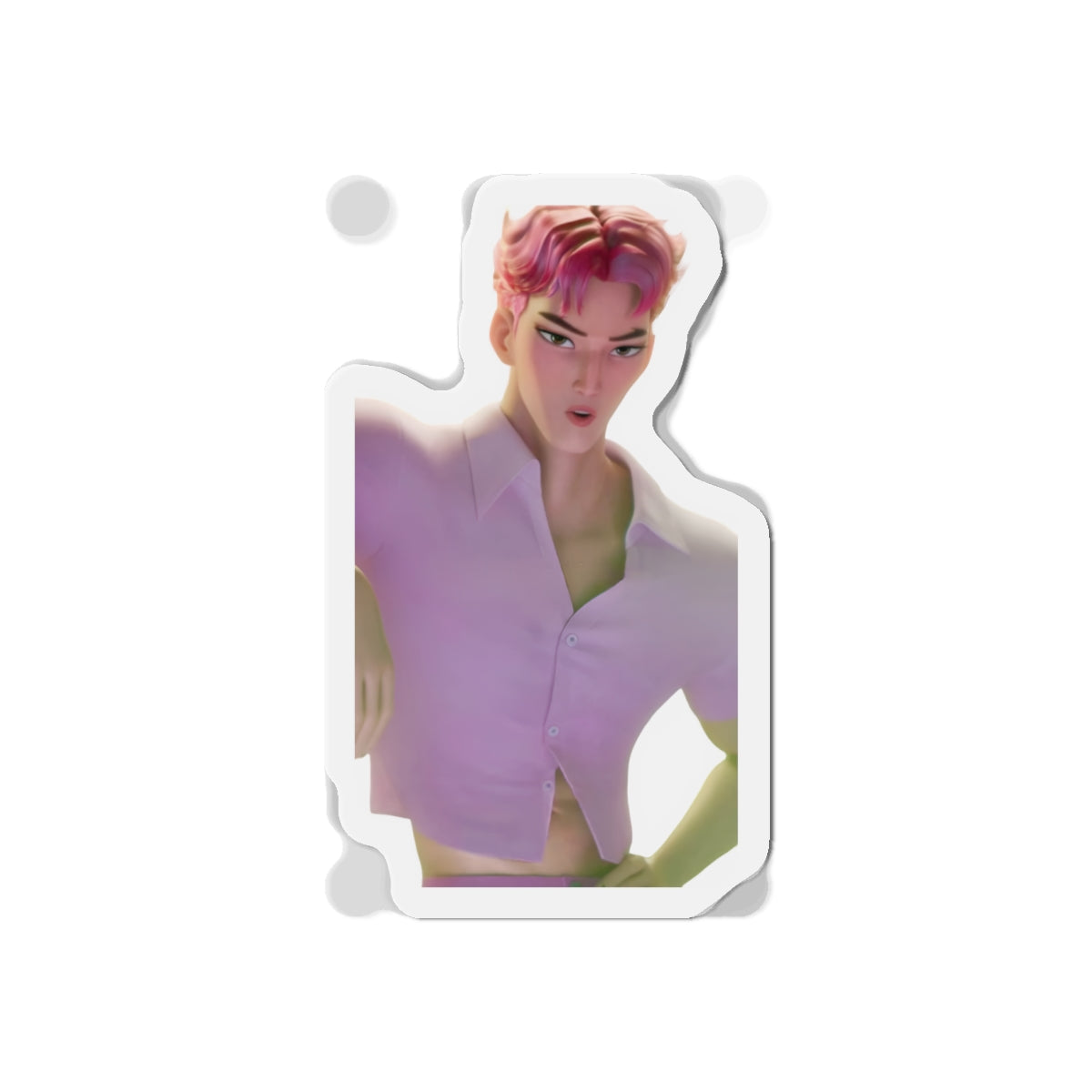 Kpop Demon Hunters Saja Boys Abby Saja In Bathhouse Magnet