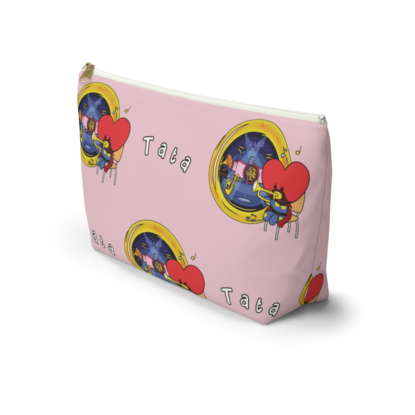 BT21 Tata Pink Pattern Travel Bag