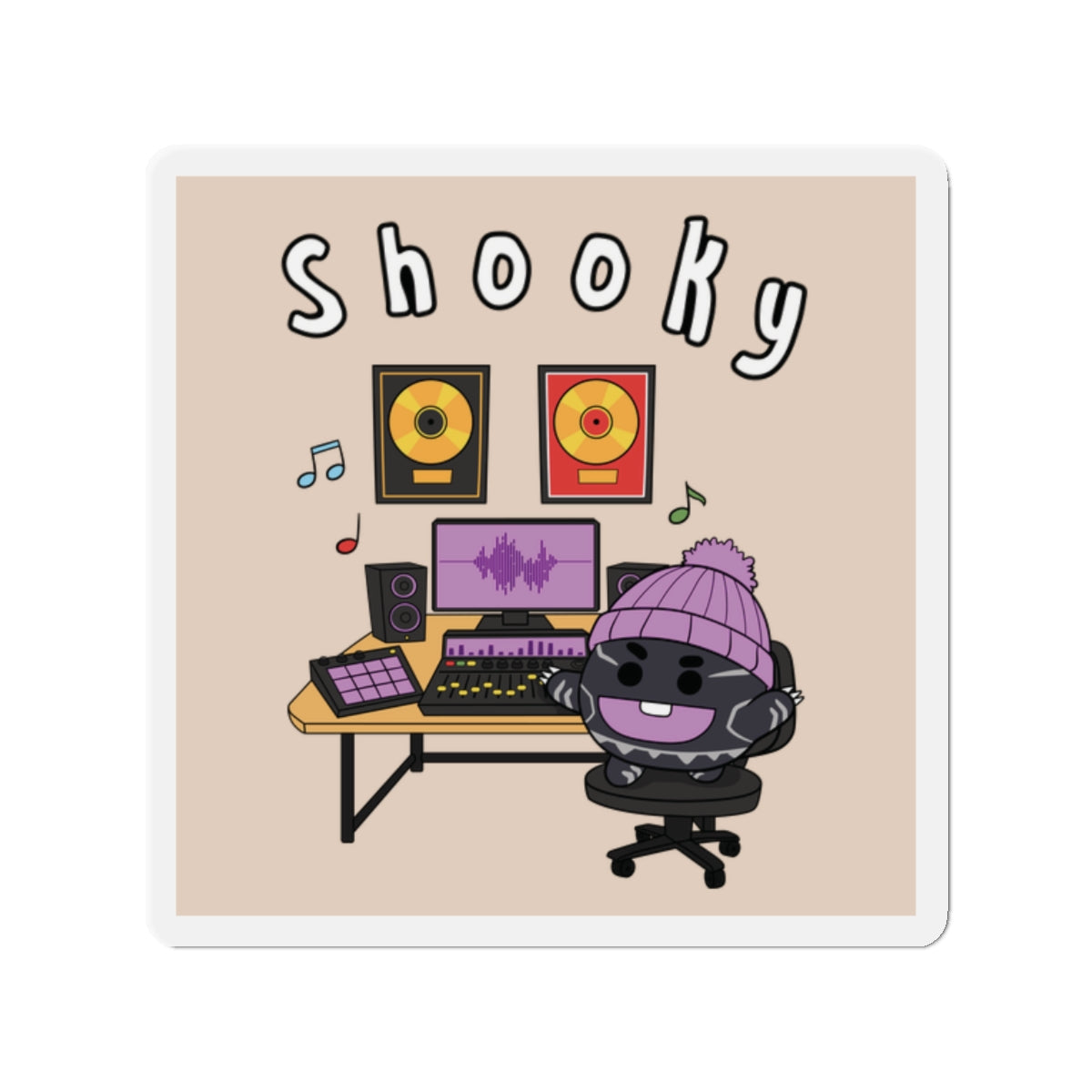 BT21 Shooky Beige Magnet