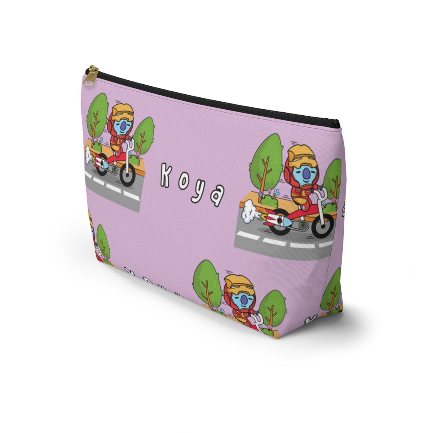 BT21 Koya Purple Pattern Travel Bag