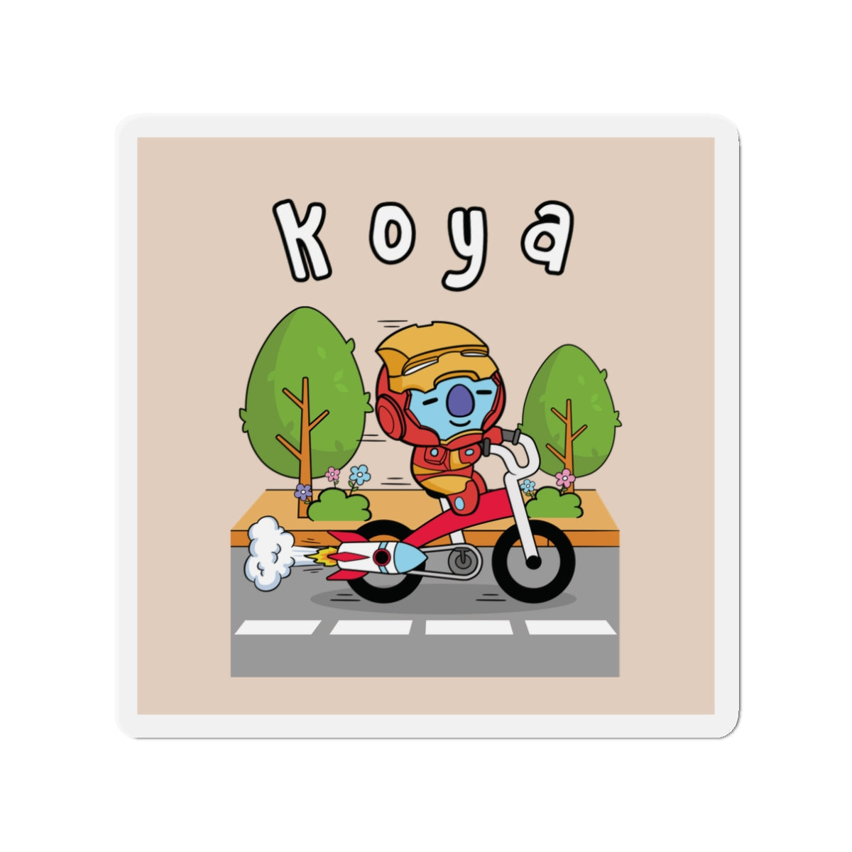 BT21 Koya Beige Magnet