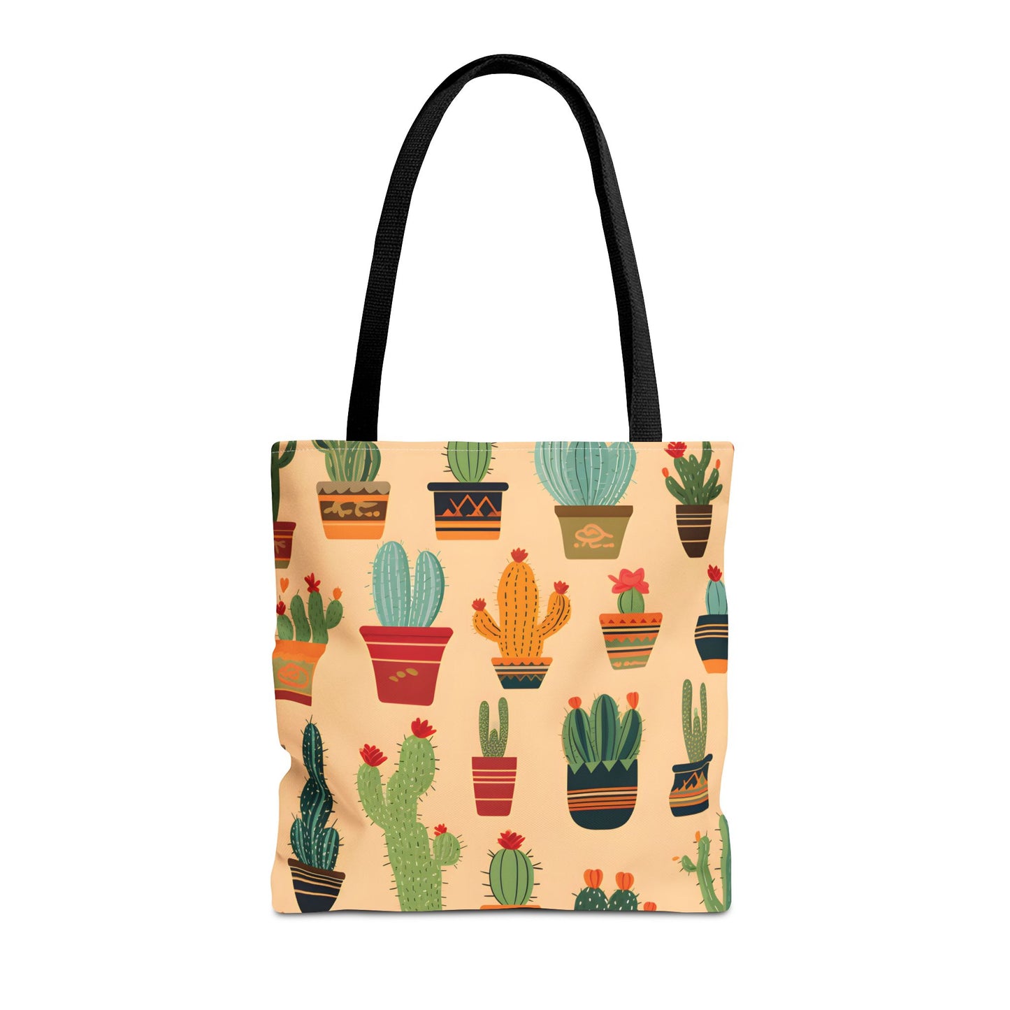Cactus Pattern Tote Bag Design 4