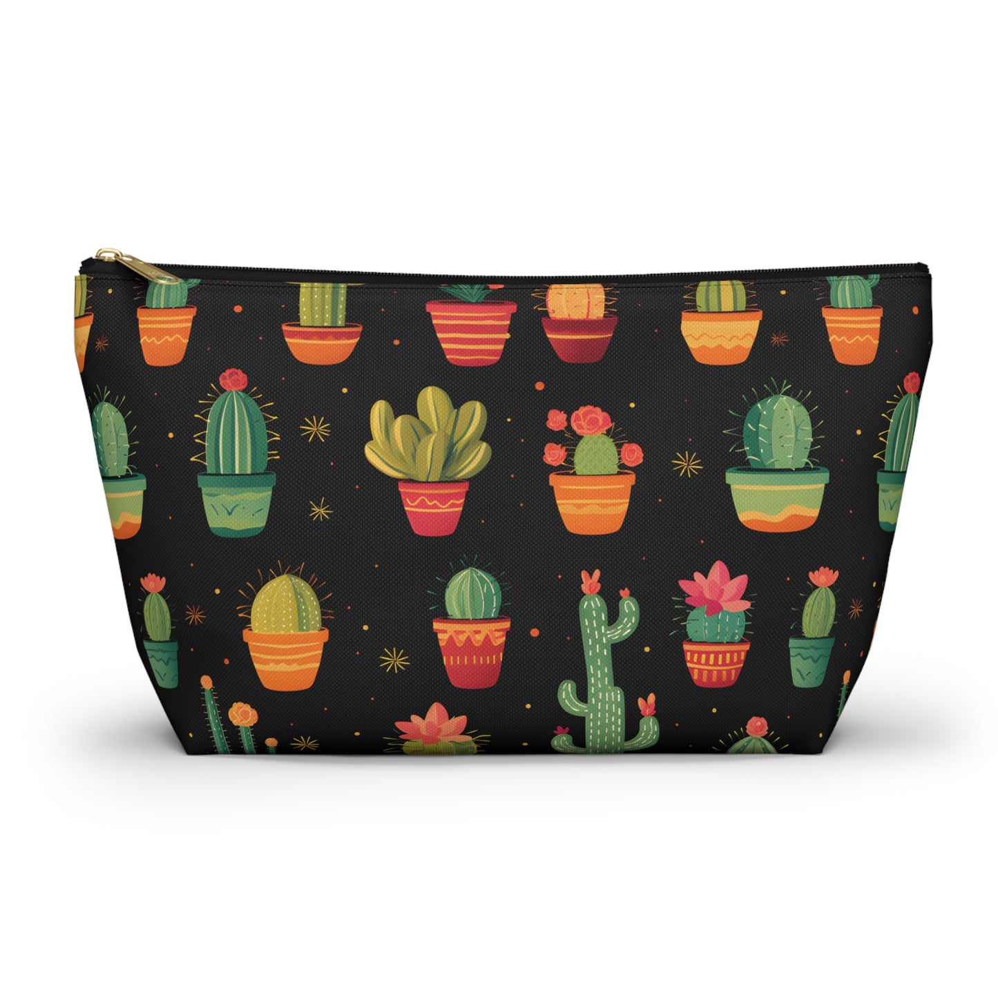 Cactus Pattern Travel Bag Design 1