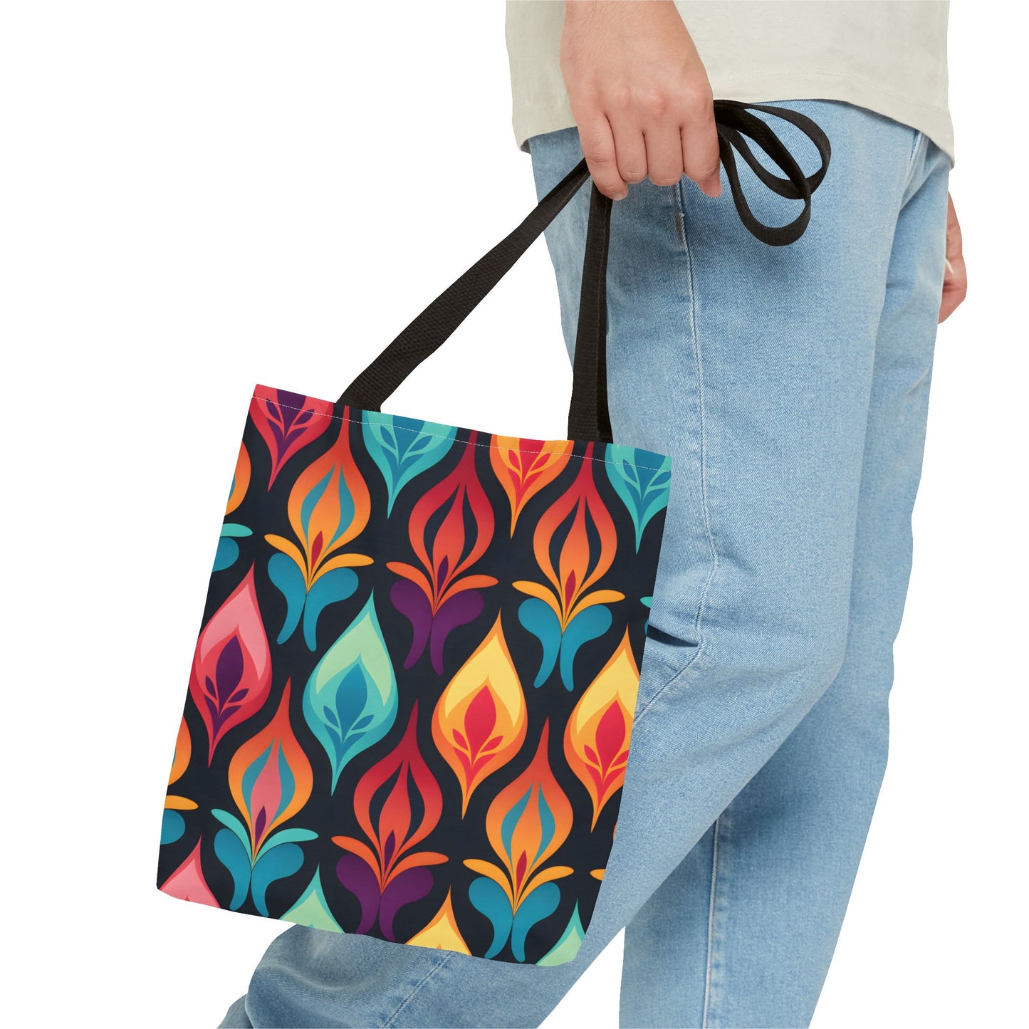 Retro Pattern Tote Bag Design 10
