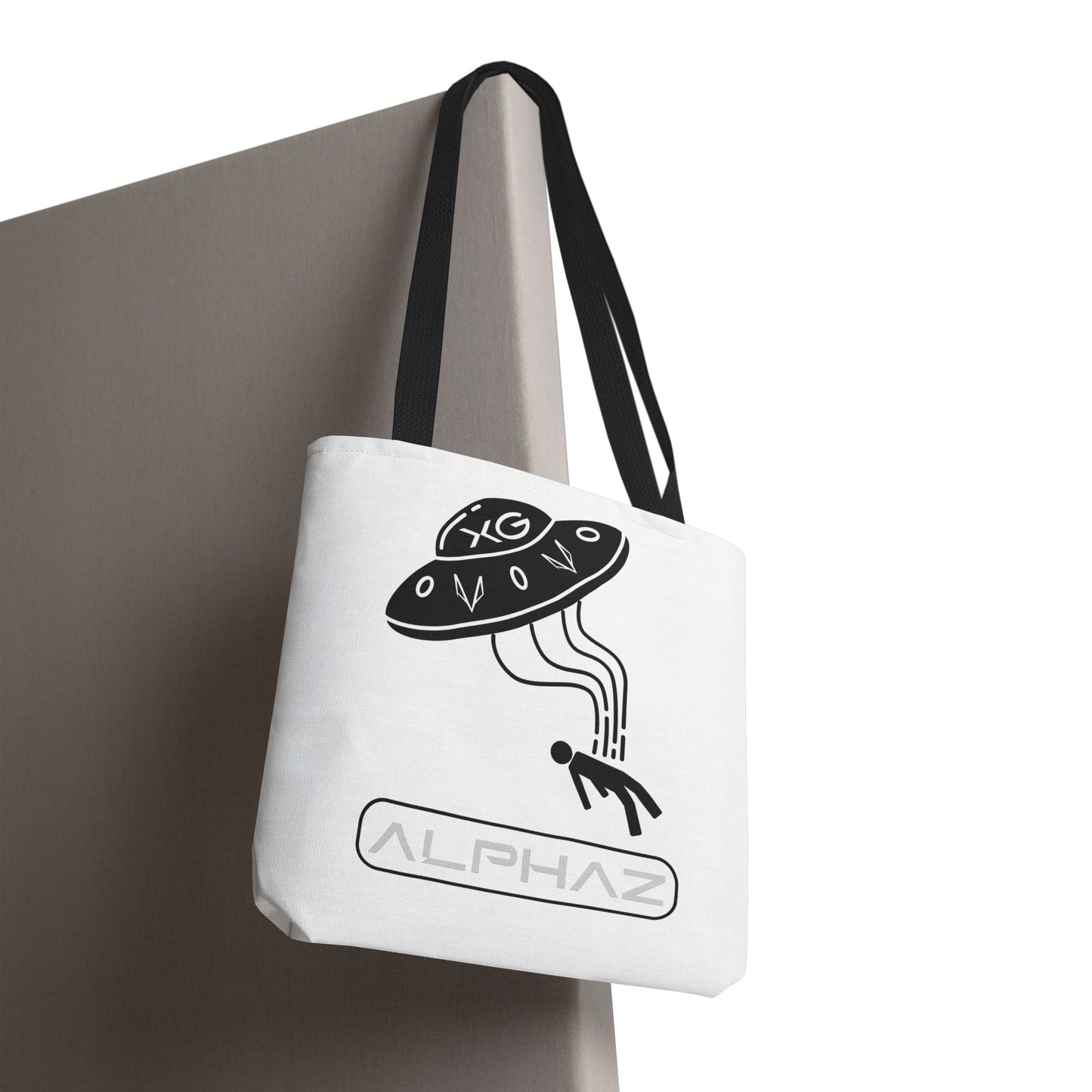 White Jurin XG Spaceship Tote Bag Design 8