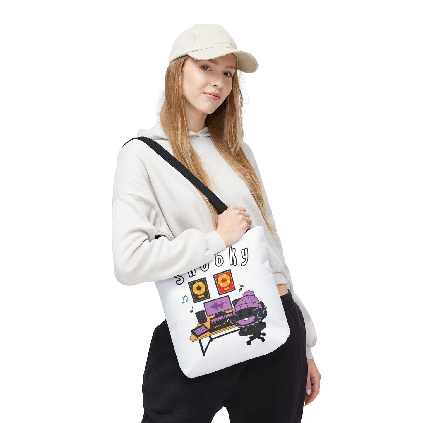 BT21 Shooky White Tote Bag Single Design