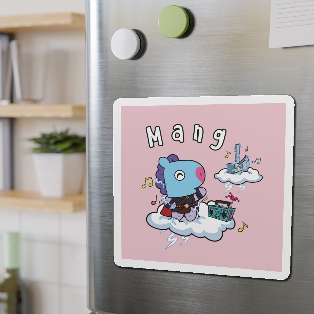 BT21 Mang Pink Magnet