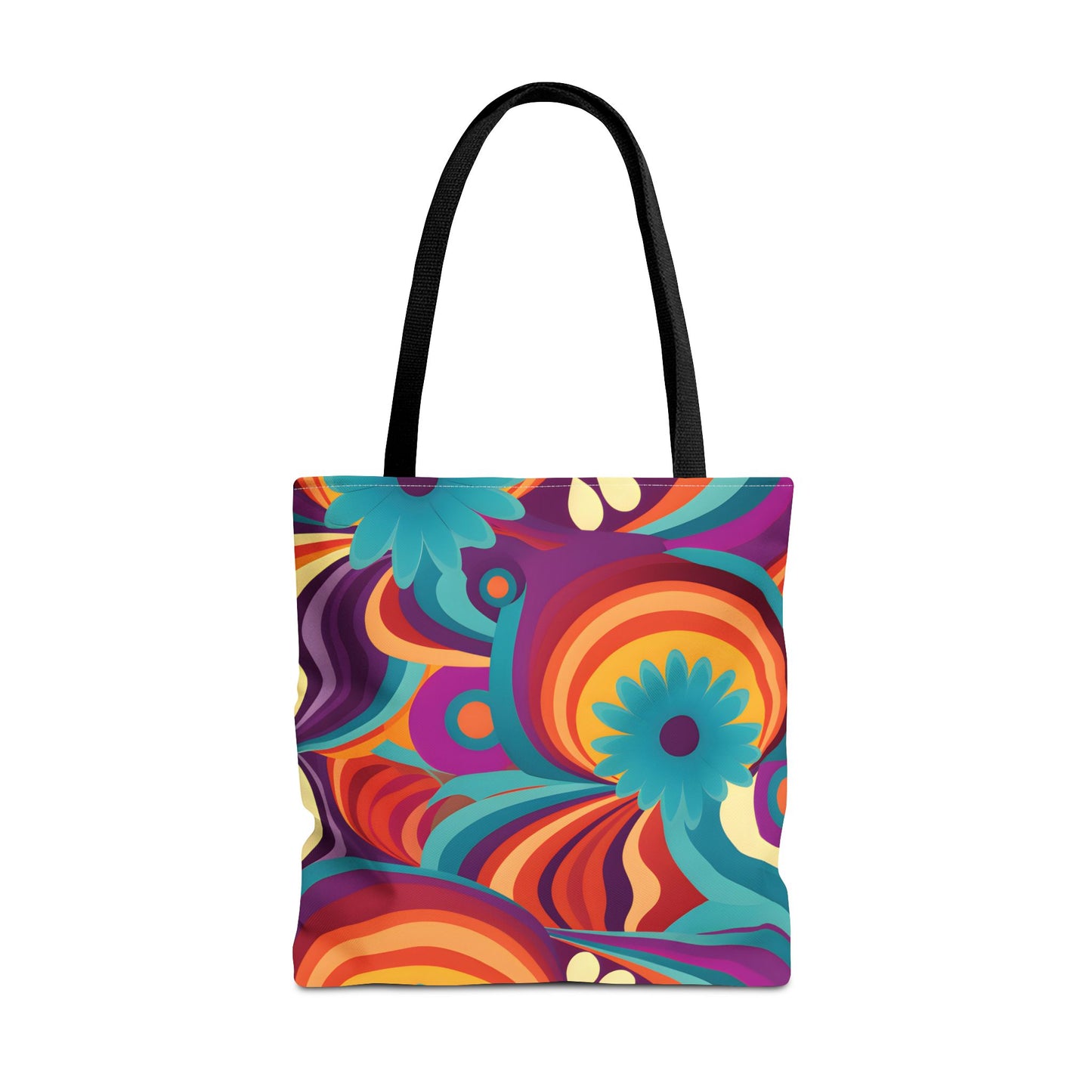 Retro Pattern Tote Bag Design 9