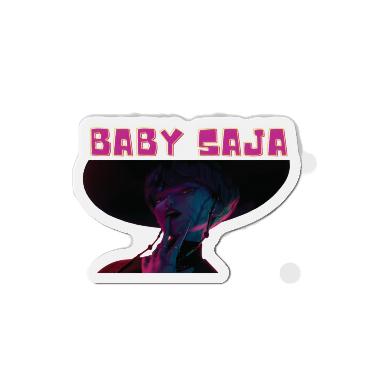 Kpop Demon Hunters Baby Saja Demon Form Magnet