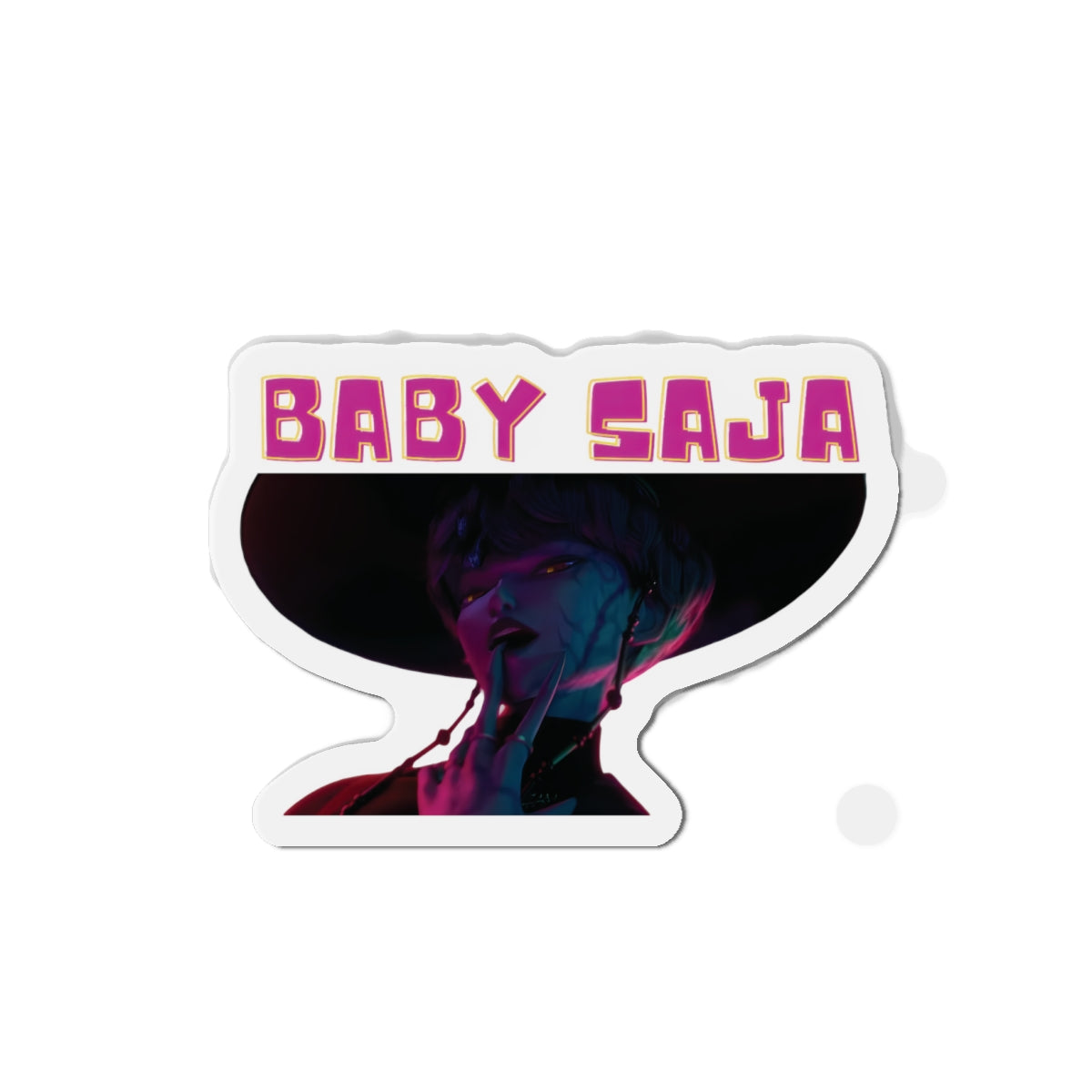Kpop Demon Hunters Baby Saja Demon Form Magnet