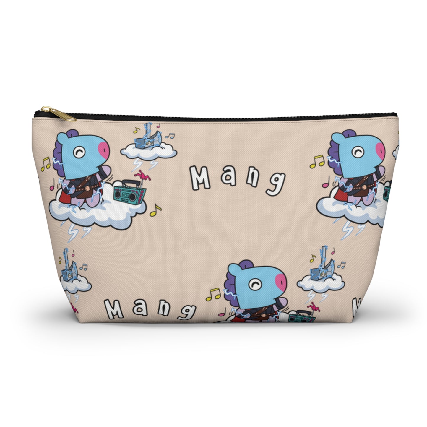 BT21 Mang Beige Pattern Travel Bag