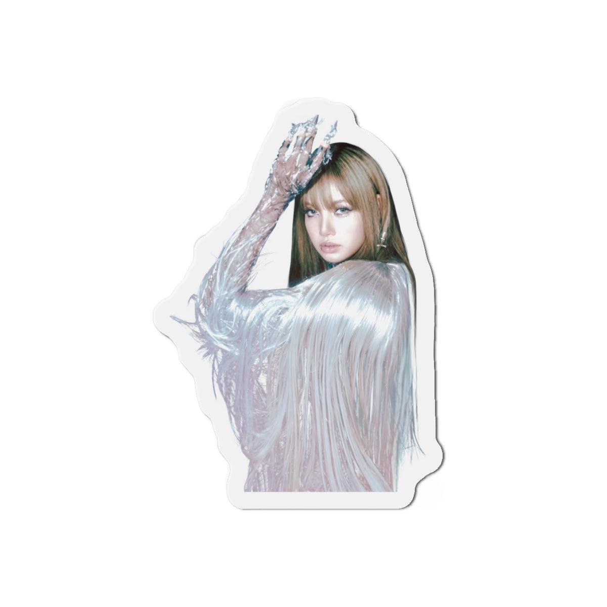 Lalisa Manoban Blackppink Gift for Lisa Fans Lillies Magnet Design 5