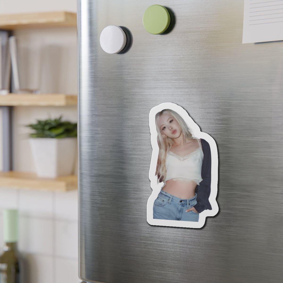 Rosé Park Blackppink Gift for Rosie Fans Magnet Design 4