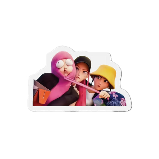 Kpop Demon Hunters Huntrix Rumi Mira Zoey Big Eyes Magnet