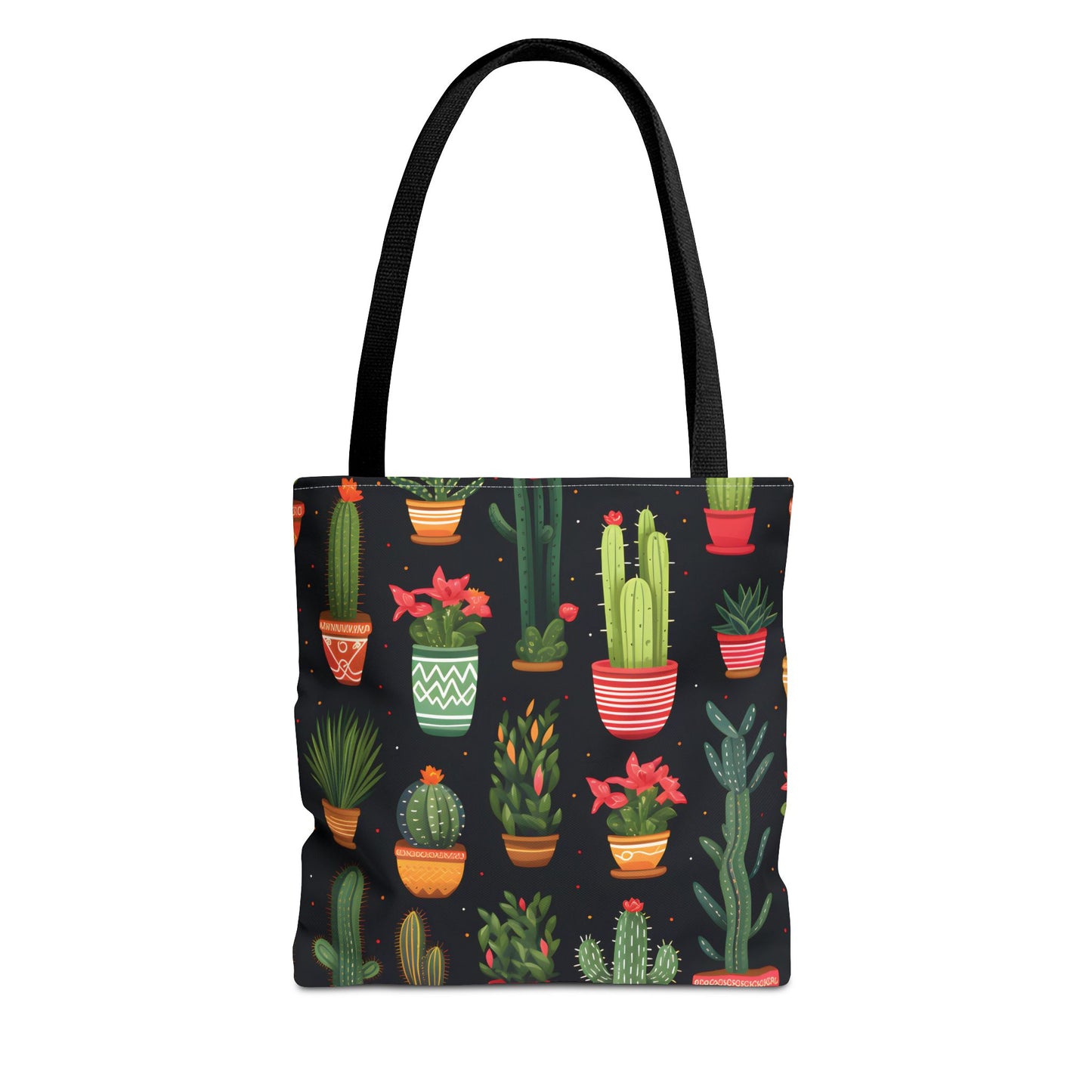 Cactus Pattern Tote Bag Design 9