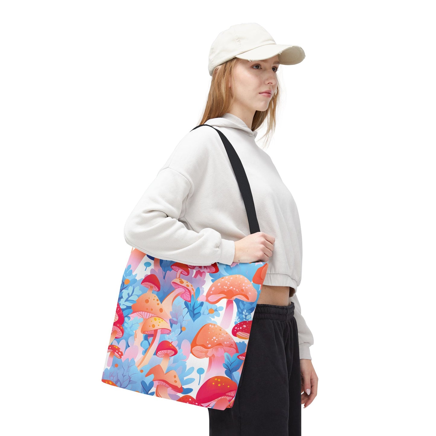 Mushroom Pattern Tote Bag Design 2