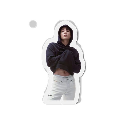 Jeon Jungkook Calvin Klein Photoshoot Wearing A Hoodie Magnet
