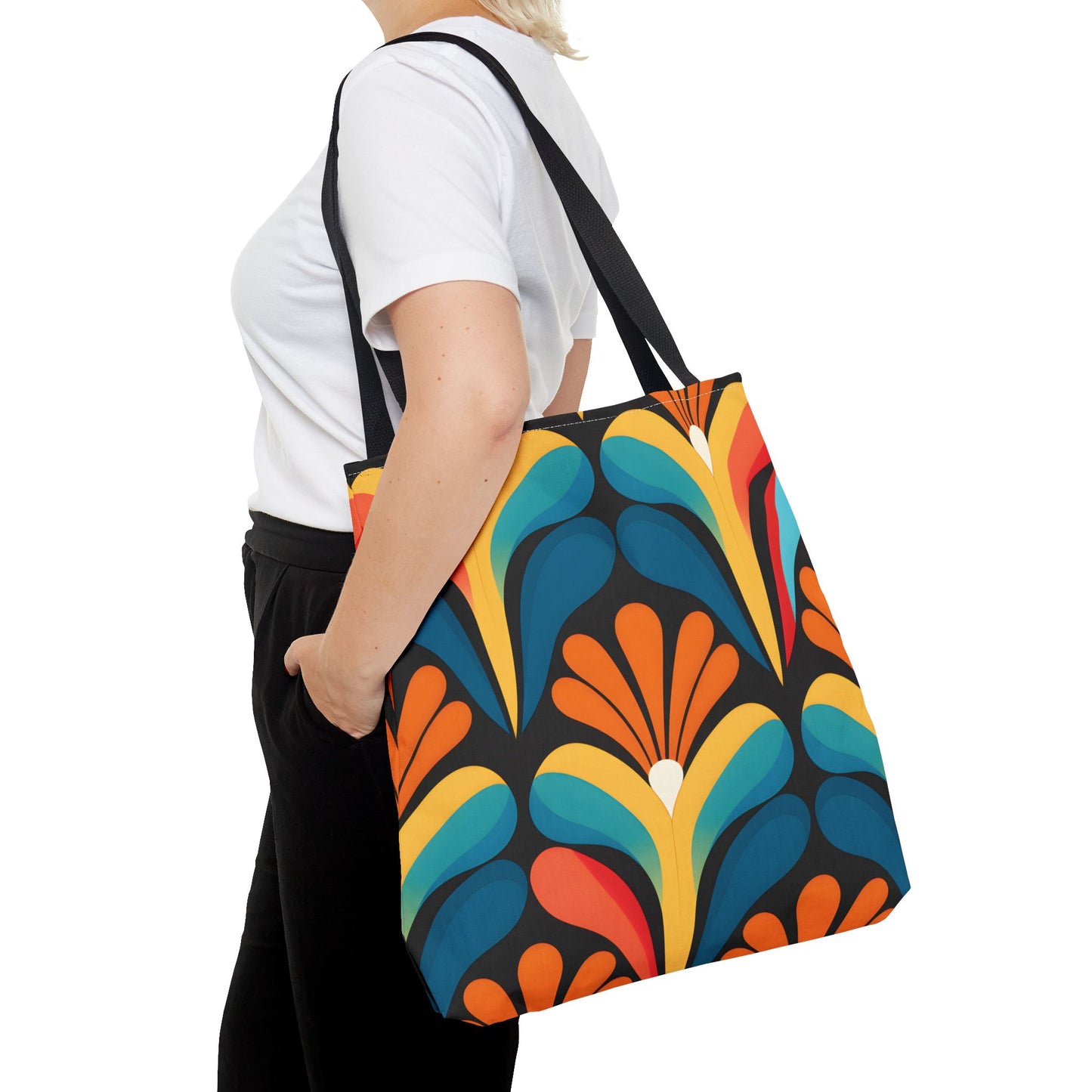 Retro Pattern Tote Bag Design 12