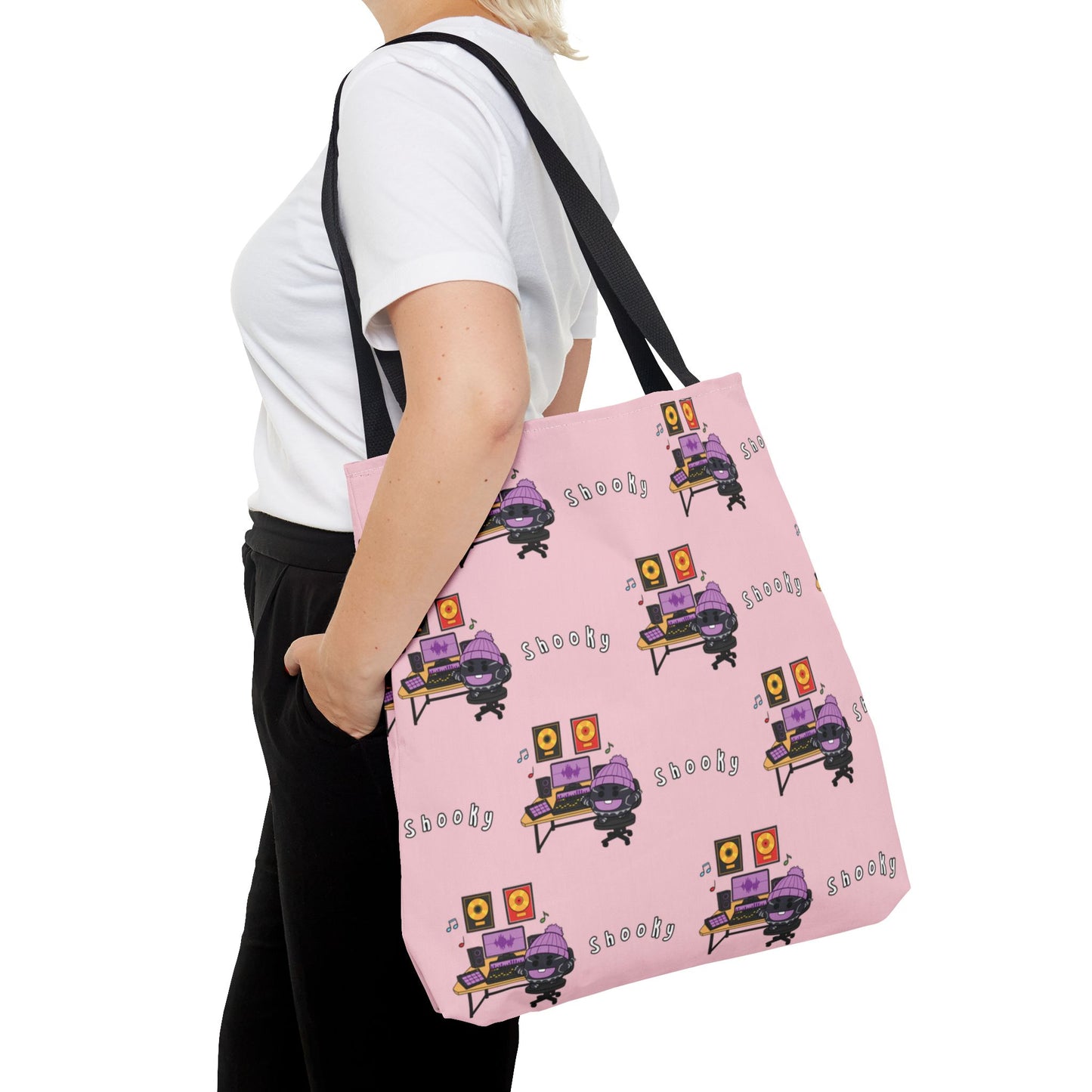BT21 Shooky Pink Tote Bag Pattern Design