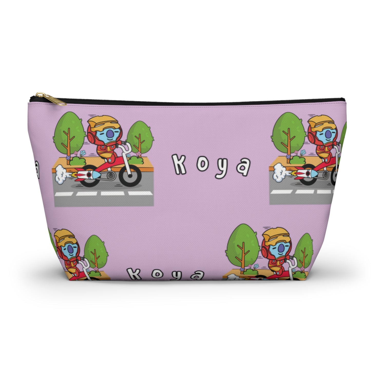 BT21 Koya Purple Pattern Travel Bag