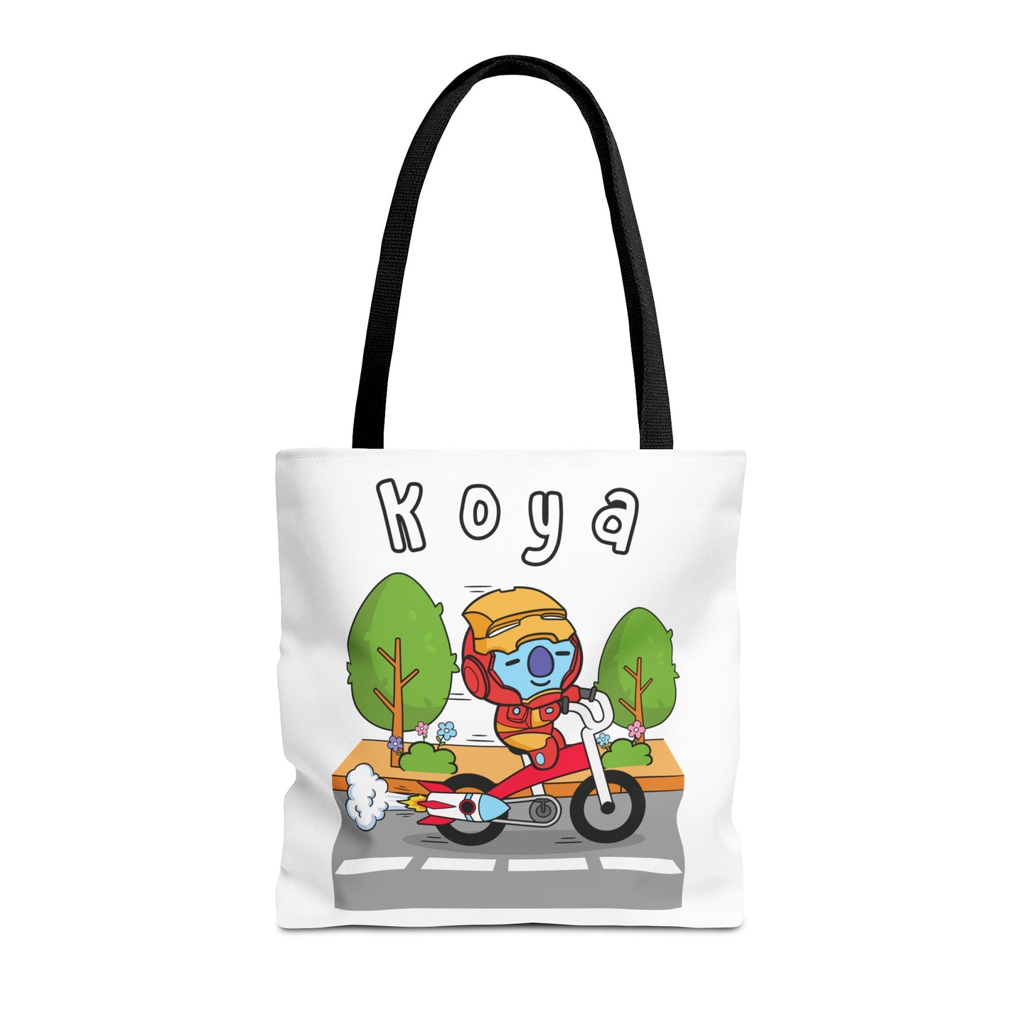 BT21 Koya White Tote Bag Single Design