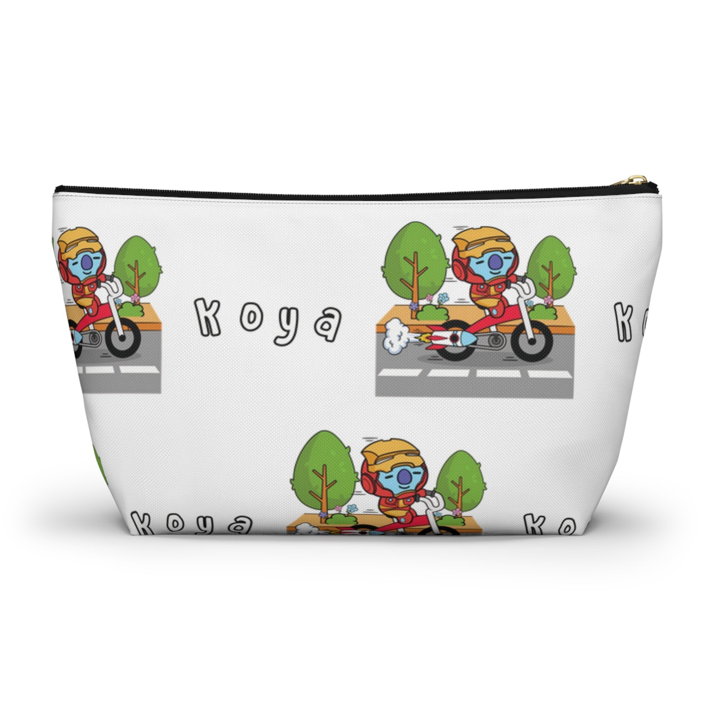 BT21 Koya White Pattern Travel Bag