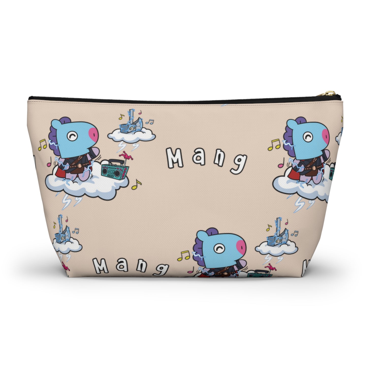 BT21 Mang Beige Pattern Travel Bag
