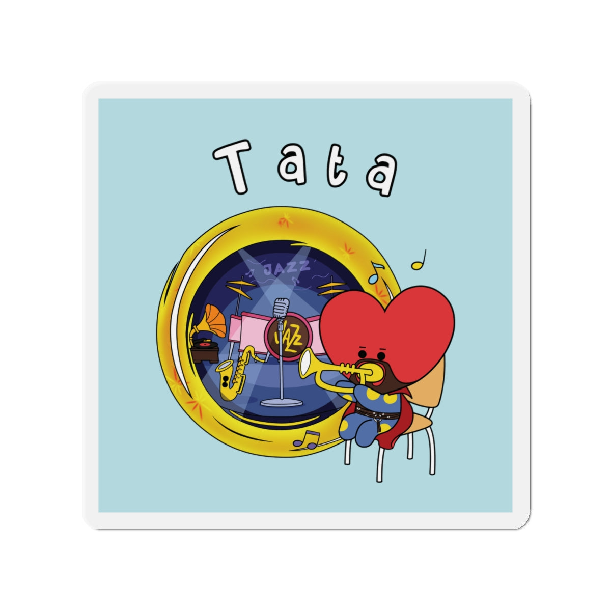 BT21 Tata Blue Magnet