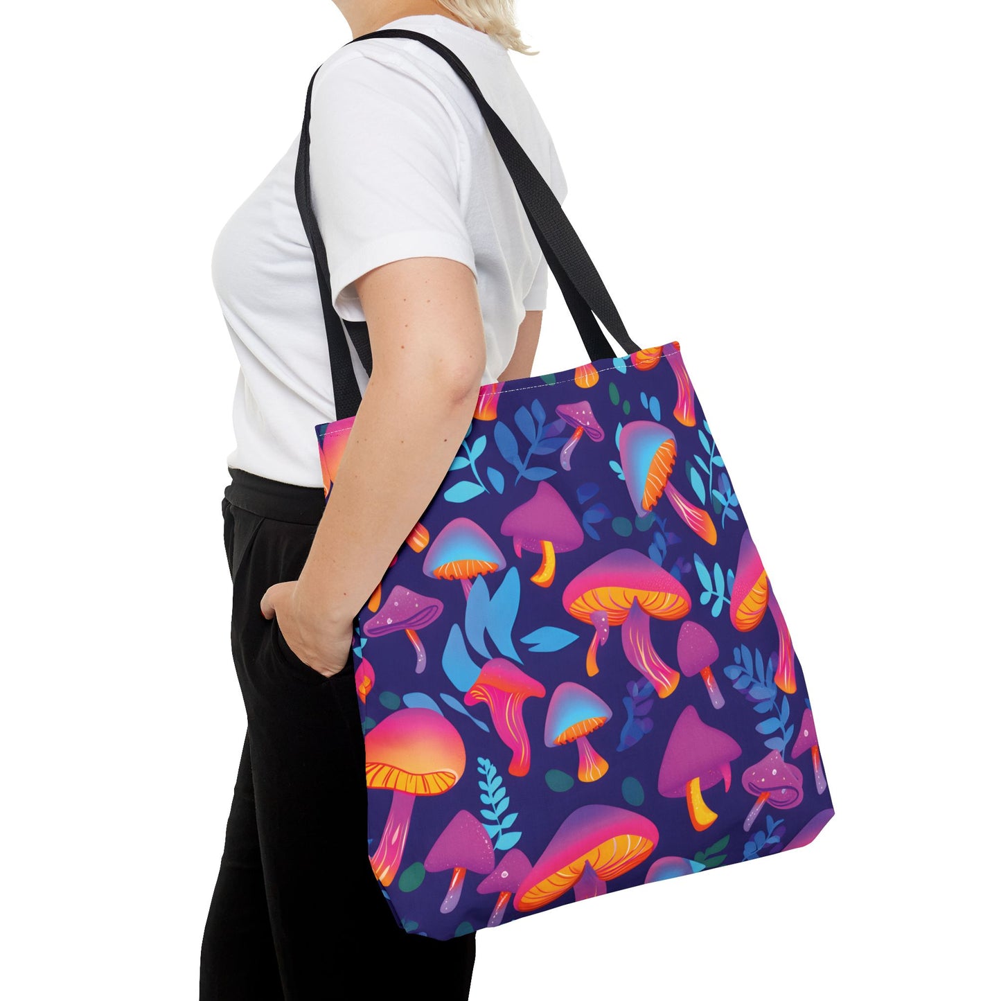 Mushroom Pattern Tote Bag Design 10