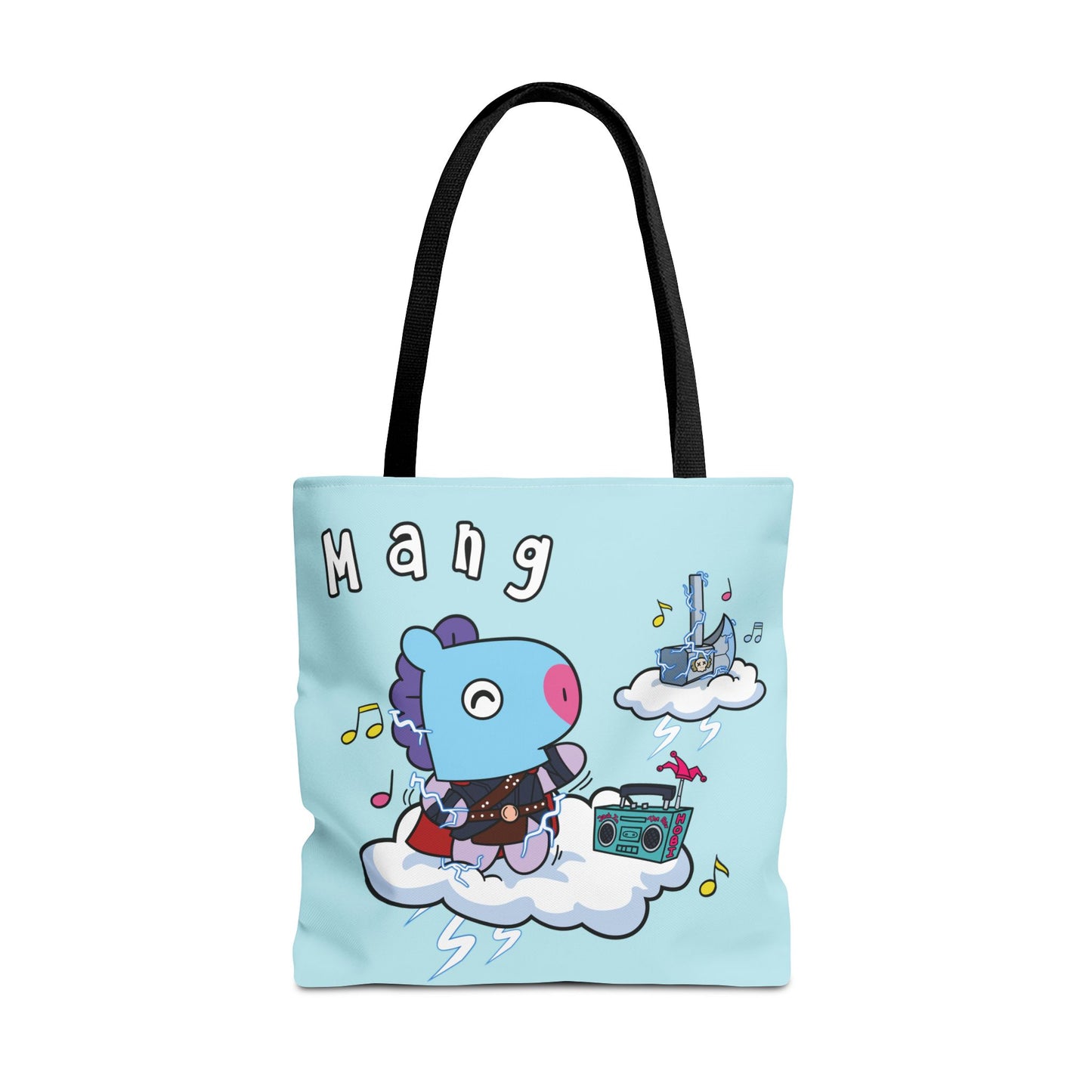 BT21 Mang Blue Tote Bag Single Design