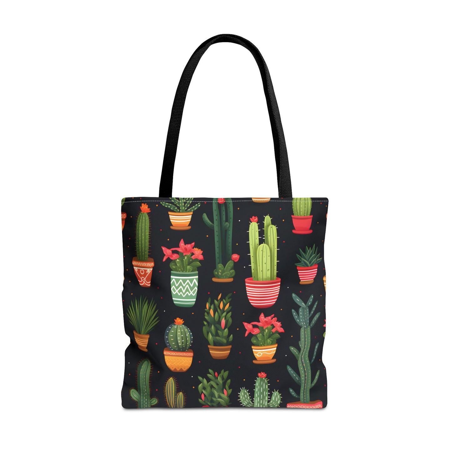 Cactus Pattern Tote Bag Design 9