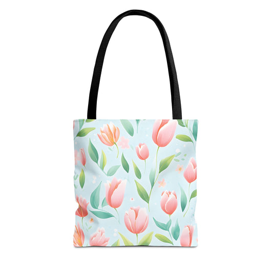 Tulips Pattern Tote Bag Design 3