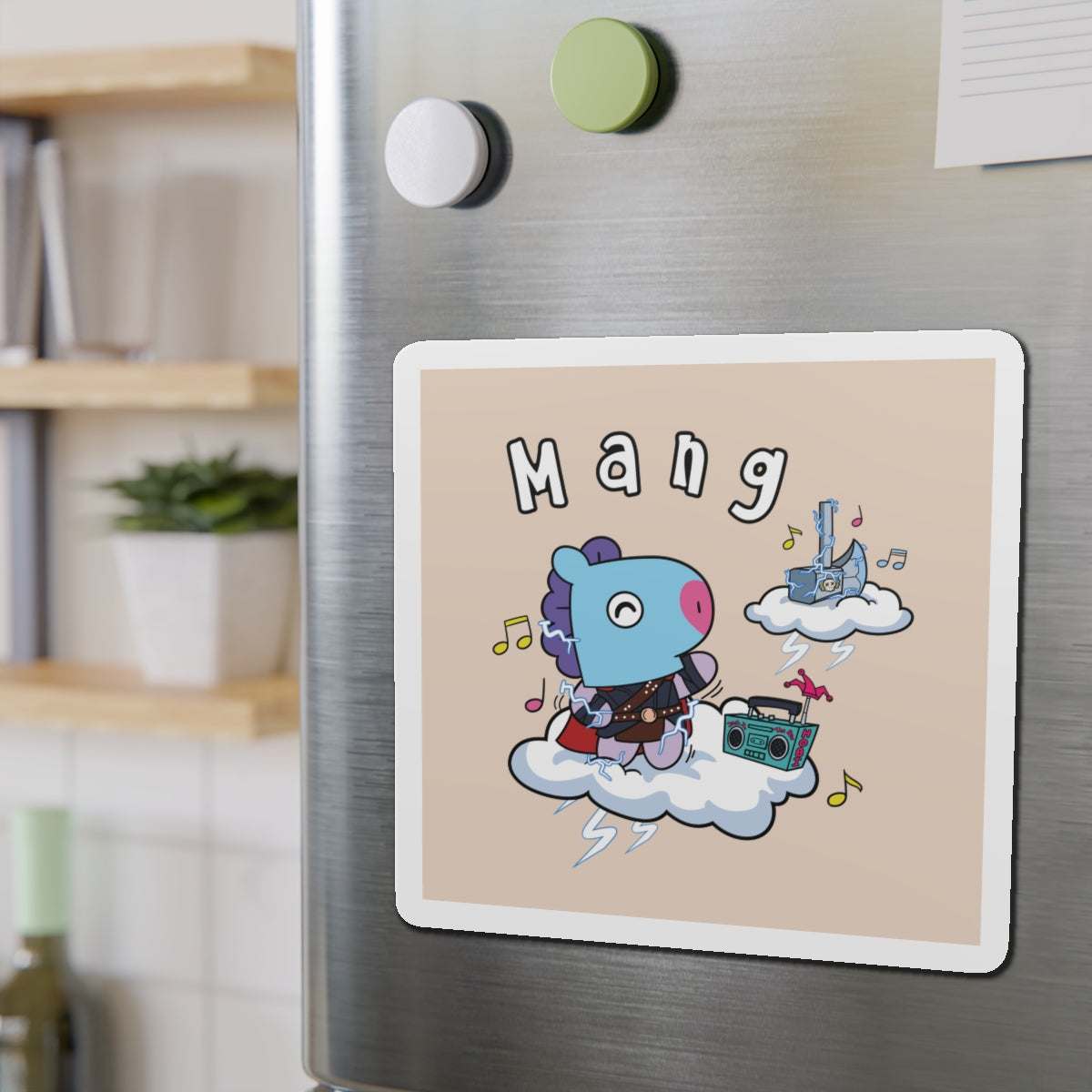 BT21 Mang Beige Magnet