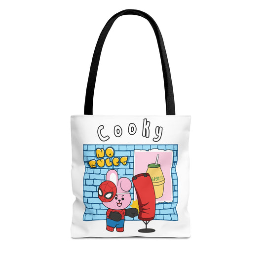 BT21 Cooky White Tote Bag Single Design