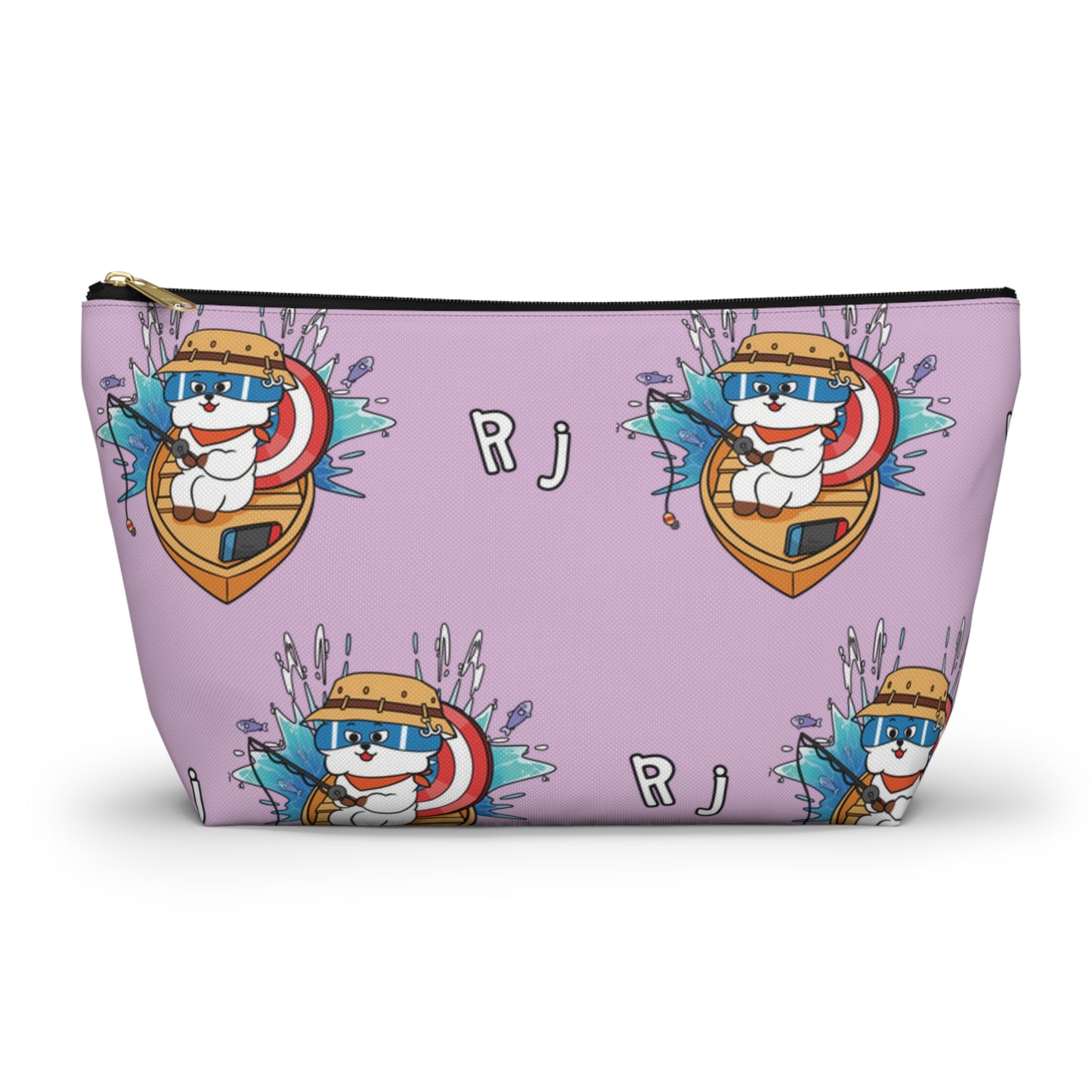 BT21 RJ Purple Pattern Travel Bag