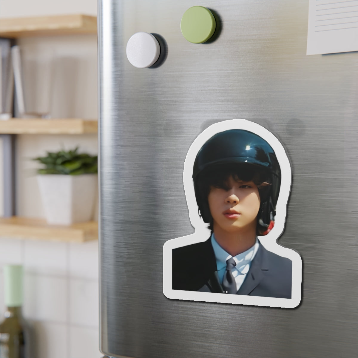 Kim SeokjinThe Astronaut Single Album Wearing a Helmet Jin Magnet