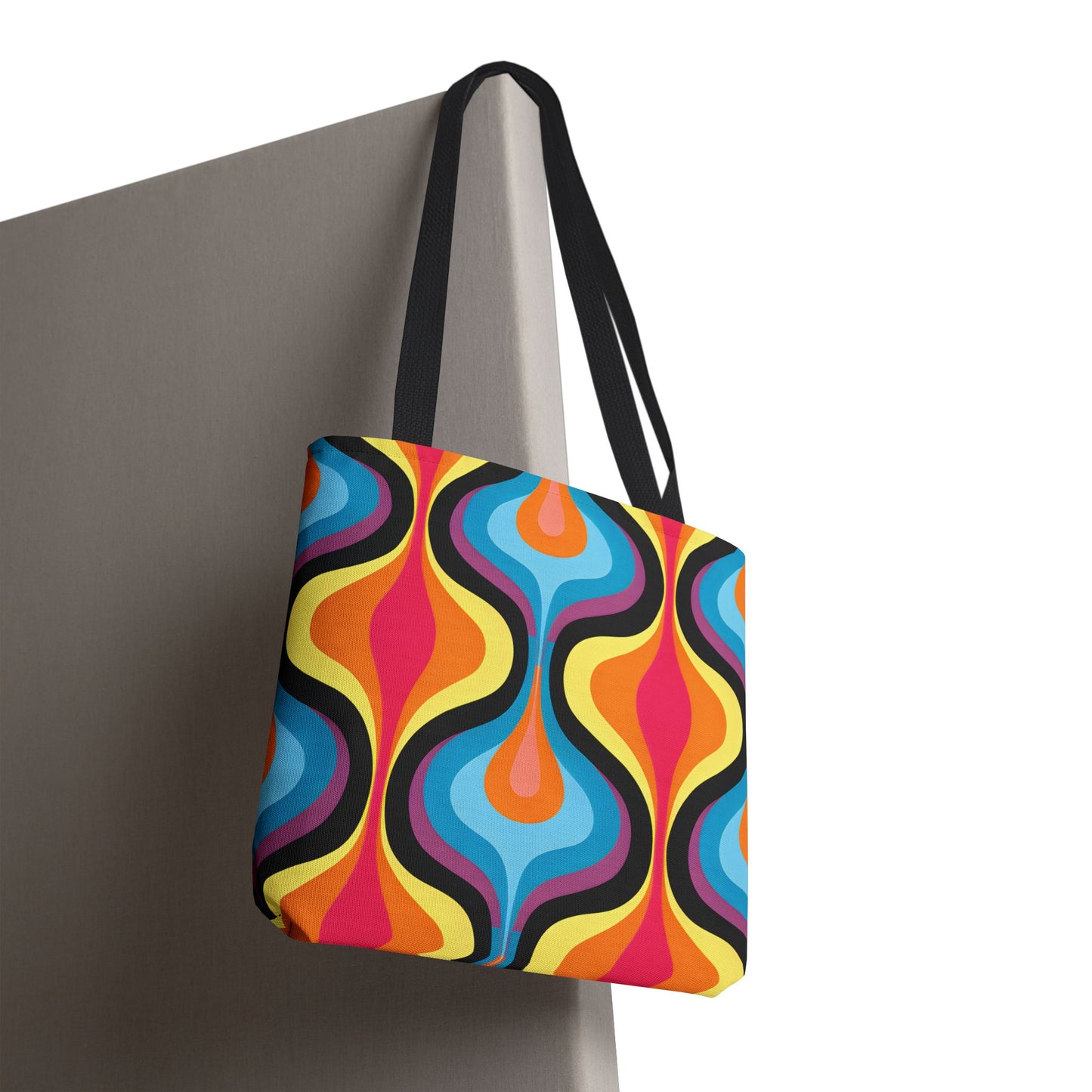 Retro Pattern Tote Bag Design 1