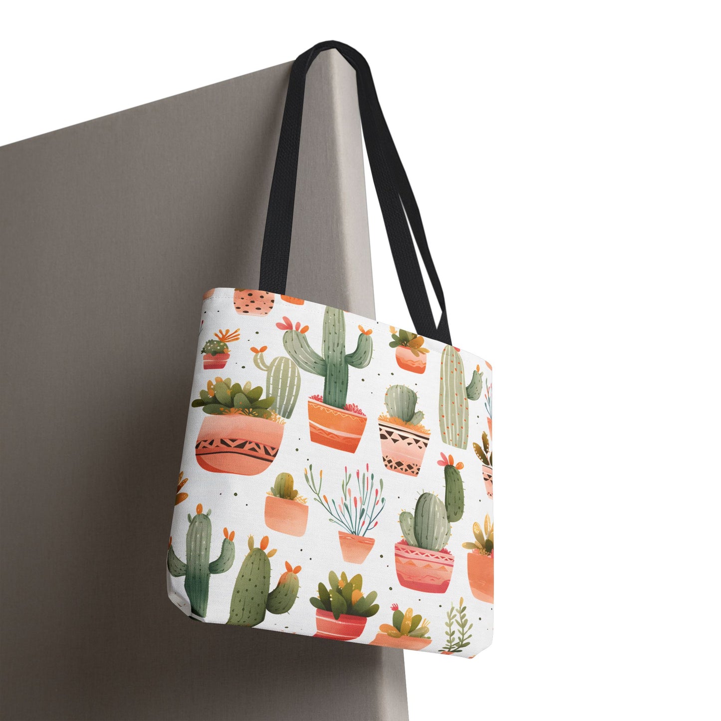 Cactus Pattern Tote Bag Design 11