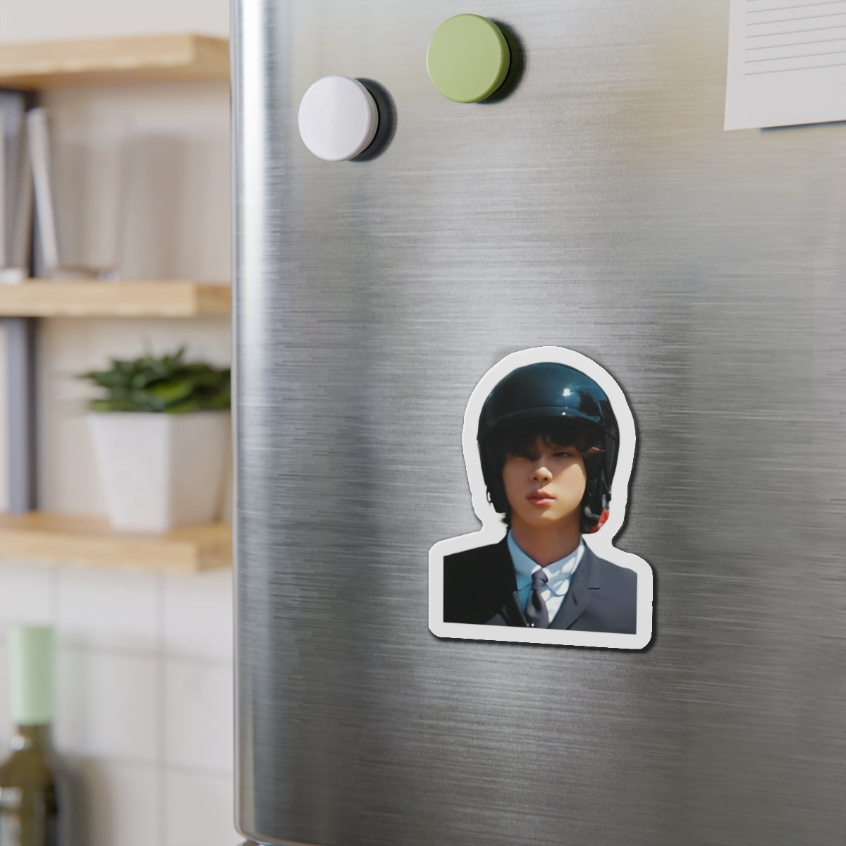 Kim SeokjinThe Astronaut Single Album Wearing a Helmet Jin Magnet