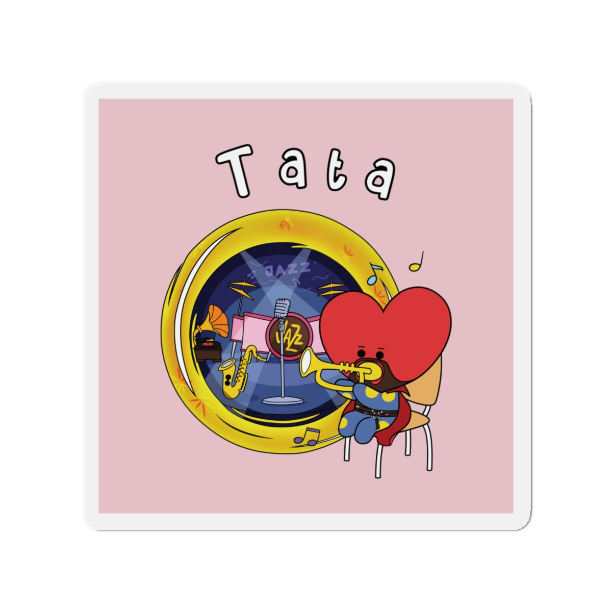 BT21 Tata Pink Magnet