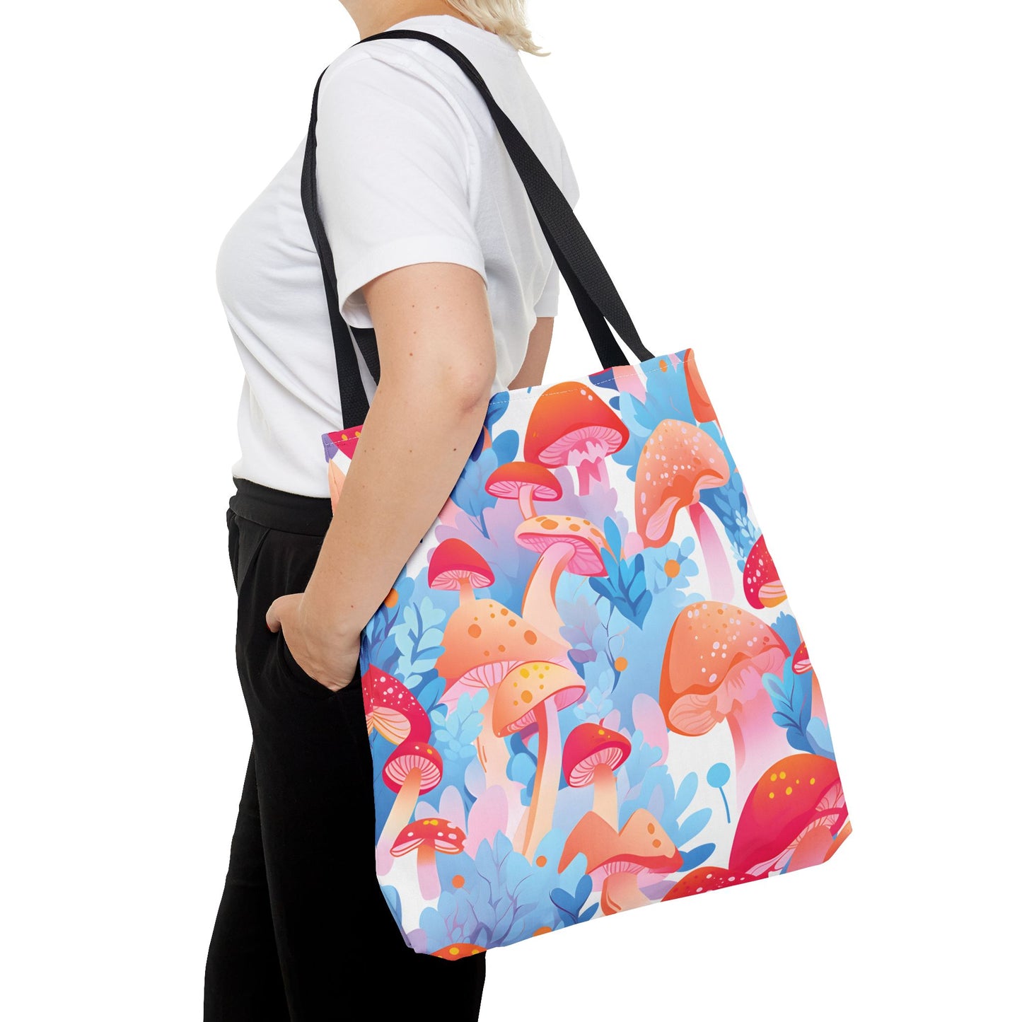 Mushroom Pattern Tote Bag Design 2
