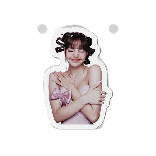 Lalisa Manoban Blackppink Gift for Lisa Fans Lillies Magnet Design 10