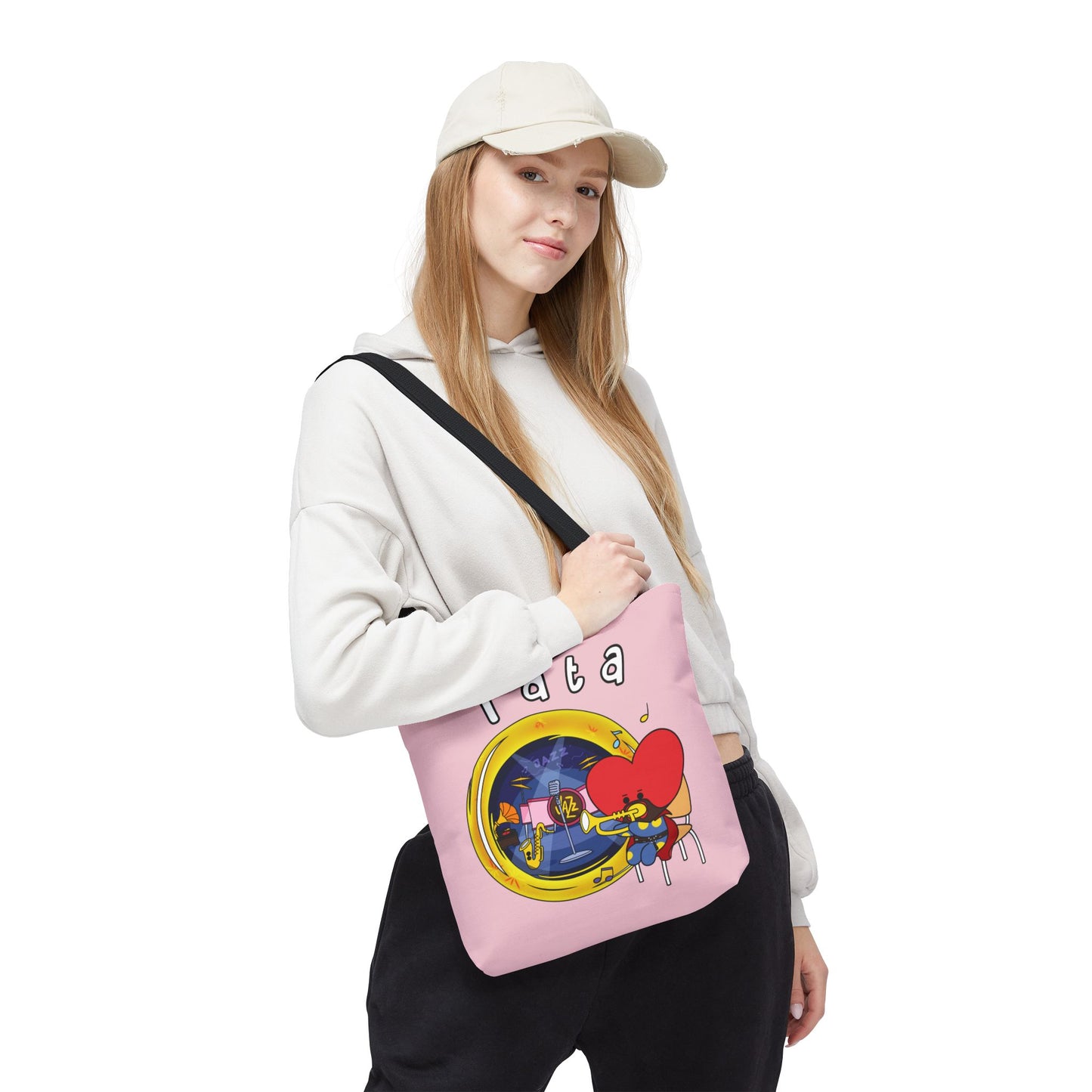BT21 Tata Pink Tote Bag Single Design