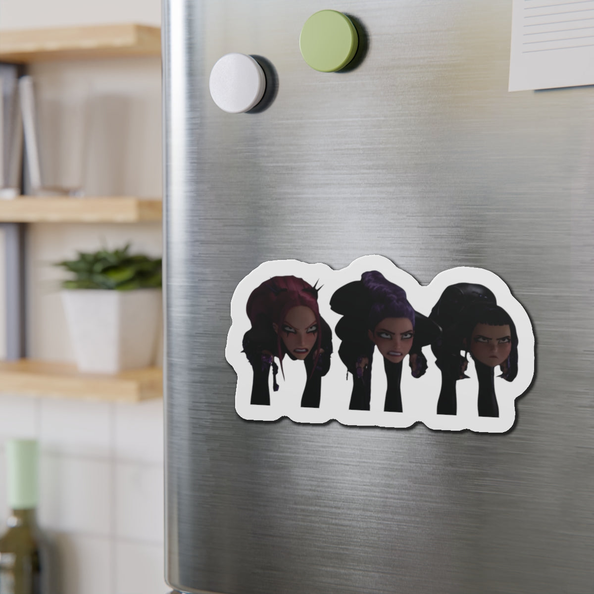 Kpop Demon Hunters Huntrix Rumi Mira Zoey Oww My Back Magnet