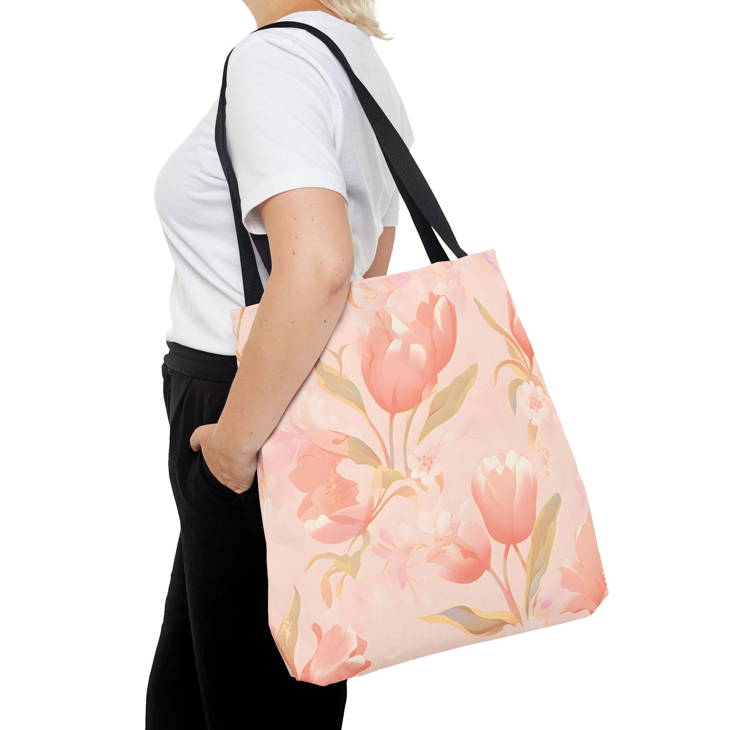 Tulips Pattern Tote Bag Design 2