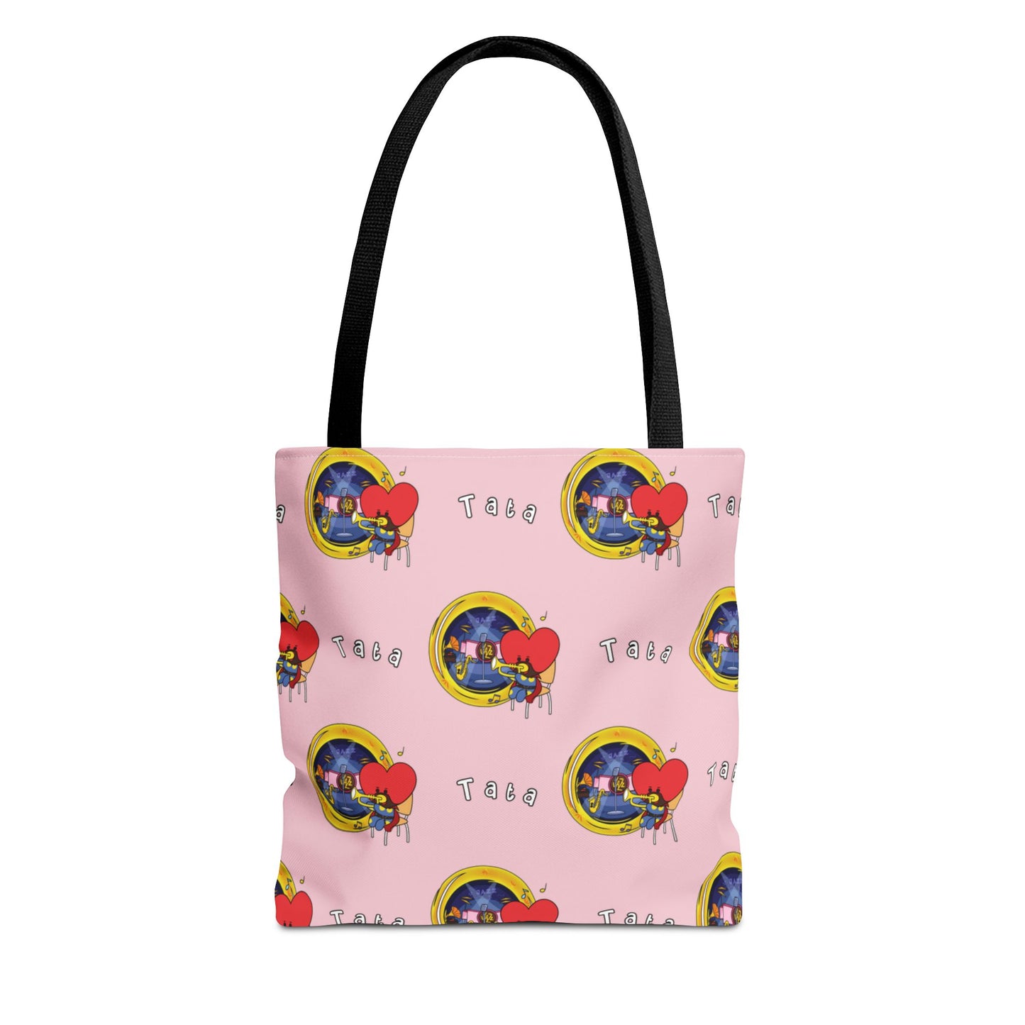 BT21 Tata Pink Tote Bag Pattern Design