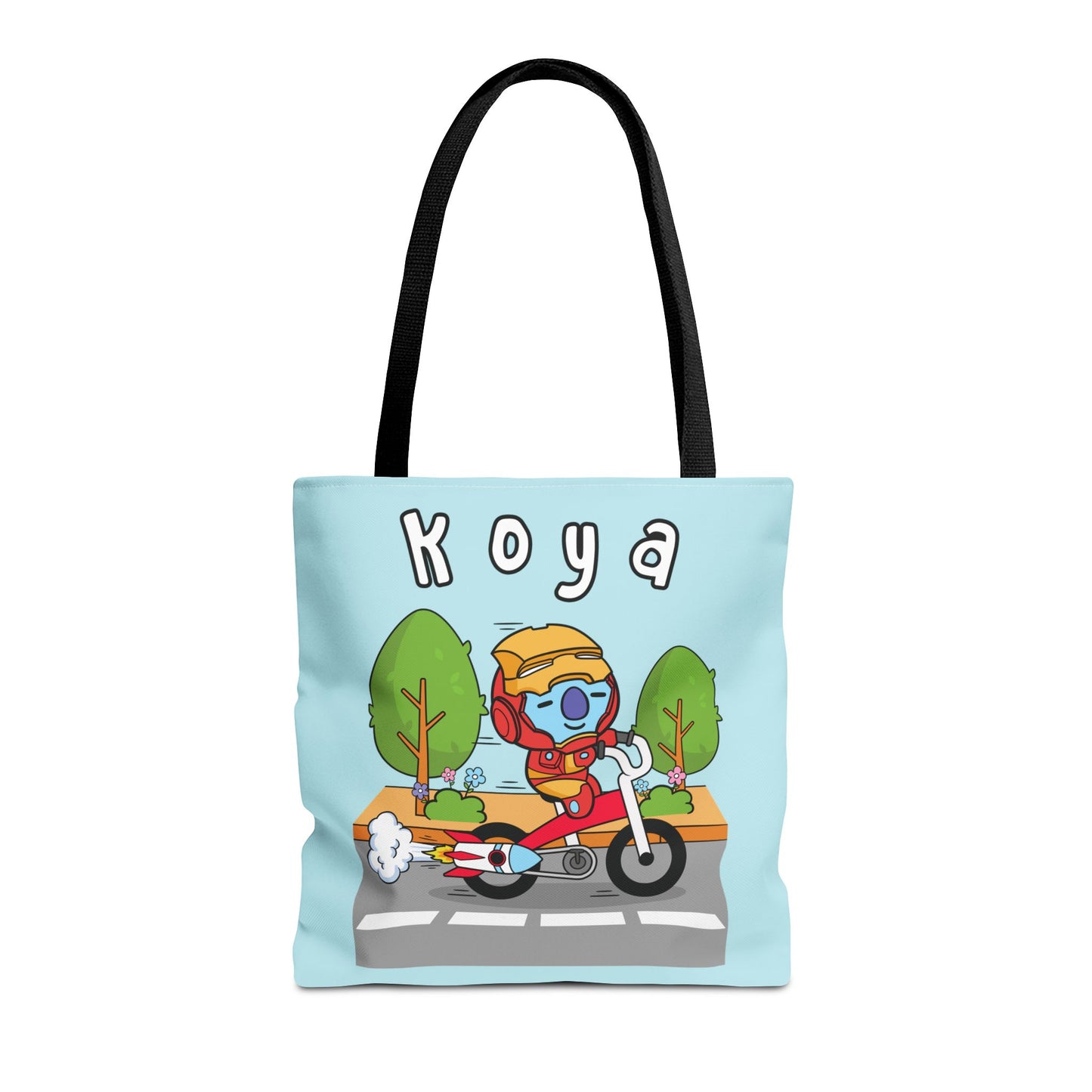 BT21 Koya Blue Tote Bag Single Design