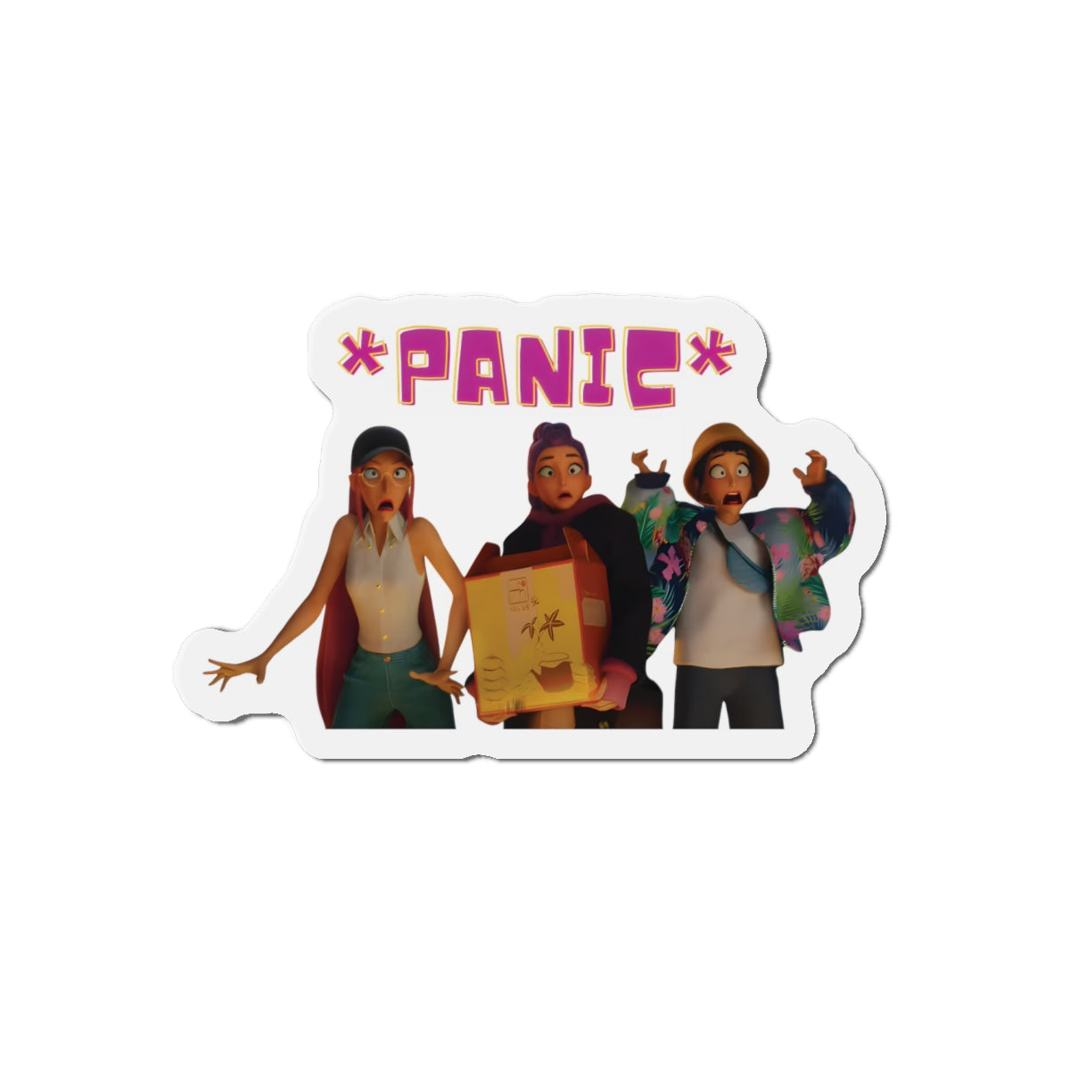 Kpop Demon Hunters Huntrix Rumi Mira Zoey Alley Quick Hide Pose 2 Magnet